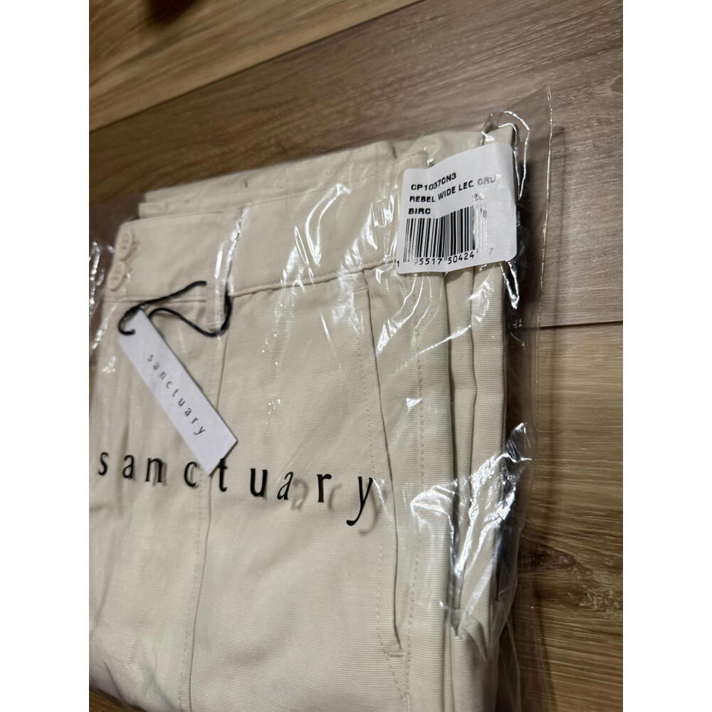 NWT! Sanctuary Rebel Wide Leg Pants in Birch Size 26 - Picture 3 of 4